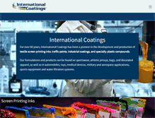 Tablet Screenshot of iccink.com